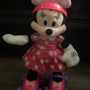 Disney Jr Super Roller Skating Minnie Mouse Plush